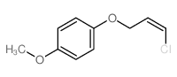 Benzene,1-[(3-chloro-2-propen-1-yl)oxy]-4-methoxy- structure