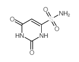 4-Pyrimidinesulfonamide,1,2,3,6-tetrahydro-2,6-dioxo- Structure