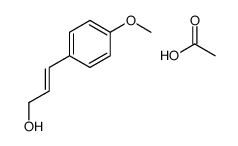 acetic acid,3-(4-methoxyphenyl)prop-2-en-1-ol Structure