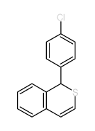 1H-2-Benzothiopyran, 1-(4-chlorophenyl)-结构式