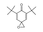 5,7-di-tert-butyl-1-oxaspiro[2.5]octa-4,7-dien-6-one Structure