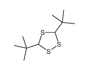 3,5-Bis-tert-butyl-1,2,4-trithiolane structure