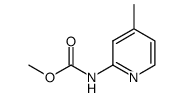 methyl 4-methylpyridin-2-ylcarbamate Structure