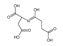 (2S)-2-(3-carboxypropanoylamino)butanedioic acid结构式