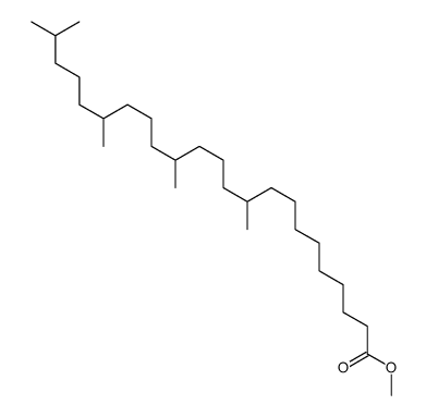 10,14,18,22-Tetramethyltricosanoic acid methyl ester Structure