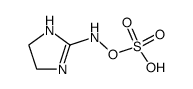 2-hydroxylamino-4,5-dihydroimidazolium-O-sulfonate Structure