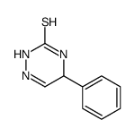 5-phenyl-4,5-dihydro-2H-1,2,4-triazine-3-thione结构式