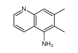 6,7-dimethylquinolin-5-amine结构式