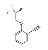 2-(2,2,2-trifluoroethoxy)benzonitrile structure