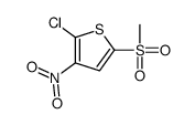 2-chloro-5-methylsulfonyl-3-nitrothiophene Structure