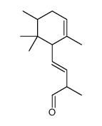 2-methyl-4-(2,5,6,6-tetramethylcyclohex-2-en-1-yl)but-3-enal结构式