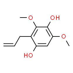 1,4-Benzenediol, 3,5-dimethoxy-2-(2-propenyl)- (9CI) Structure