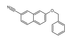 7-(BENZYLOXY)-2-NAPHTHONITRILE结构式