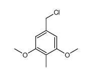 5-(chloromethyl)-1,3-dimethoxy-2-methylbenzene结构式