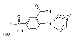 Sulfhexet monohydrate Structure