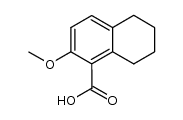 2-methoxy-5,6,7,8-tetrahydronaphthoic acid结构式