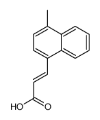 (E)-3-(4-methylnaphthalen-1-yl)acrylic acid Structure