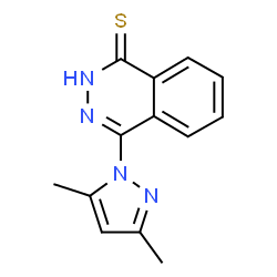 1(2H)-Phthalazinethione,4-(3,5-dimethyl-1H-pyrazol-1-yl)-(9CI) Structure