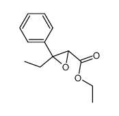 ethyl β-ethyl-β-phenyl glycidate Structure