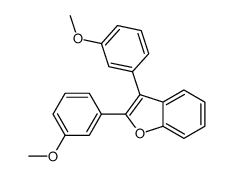 2,3-bis(3-methoxyphenyl)-1-benzofuran结构式