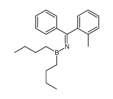 N-dibutylboranyl-1-(2-methylphenyl)-1-phenylmethanimine结构式