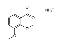 ammonium 2,3-dimethoxybenzoate结构式