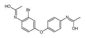N-[4-(4-acetamido-3-bromophenoxy)phenyl]acetamide Structure