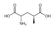 (2s,4s)-4-methylglutamic acid Structure