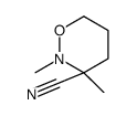 2,3-dimethyloxazinane-3-carbonitrile结构式