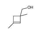 (1,3-dimethylcyclobut-2-en-1-yl)methanol Structure
