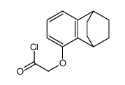 2-(1,8,9,10,11,12-hexahydrotricyclo[6.2.2.02,7]dodeca-3,9-dien-3-yloxy)acetyl chloride结构式