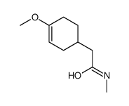 2-(4-methoxycyclohex-3-en-1-yl)-N-methylacetamide结构式