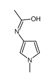 N-(1-methylpyrrol-3-yl)acetamide结构式