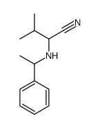 3-methyl-2-(1-phenylethylamino)butanenitrile Structure