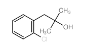 1-(2-氯苯基)-2-甲基丙-2-醇结构式