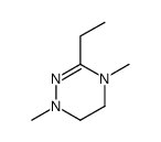 3-ethyl-1,4-dimethyl-5,6-dihydro-1,2,4-triazine Structure