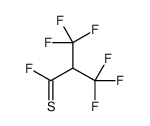 3,3,3-trifluoro-2-(trifluoromethyl)propanethioyl fluoride结构式