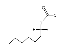 chlorocarbonic acid-((R)-1-methyl-heptyl ester) Structure