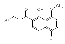 8-Chloro-4-hydroxy-5-methoxyquinoline-3-carboxylic acid ethyl ester picture