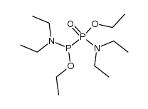 ethyl P-((diethylamino)(ethoxy)phosphino)-N,N-diethylphosphonamidate结构式
