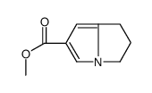 methyl 6,7-dihydro-5H-pyrrolizine-2-carboxylate Structure