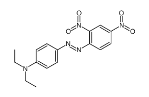 N,N-diethyl-4[(2,4-dinitrophenyl)azo]aniline Structure