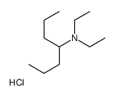 diethyl(heptan-4-yl)azanium,chloride Structure