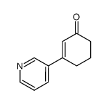 3-(3-pyridinyl)-2-cyclohexen-1-one结构式