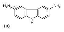 (6-azaniumyl-9H-carbazol-3-yl)azanium,dichloride结构式