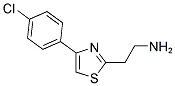 2-[4-(4-CHLORO-PHENYL)-THIAZOL-2-YL]-ETHYLAMINE结构式