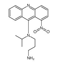 N'-(1-nitroacridin-9-yl)-N'-propan-2-ylpropane-1,3-diamine结构式