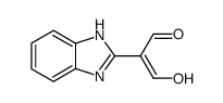 1H-Benzimidazole-2-acetaldehyde,alpha-(hydroxymethylene)-(9CI) Structure