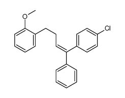 1-chloro-4-[4-(2-methoxyphenyl)-1-phenylbut-1-enyl]benzene结构式