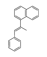 (E)-2-(1-naphthyl)-1-phenylprop-1-ene Structure